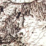 Antica mappa della Valle del Fortore